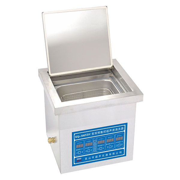 昆山舒美超聲波清洗器KQ-300VDV臺(tái)式雙頻數(shù)控超聲波清洗機(jī)